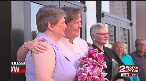 First Same Sex Marriage In Tulsa Underway Youtube