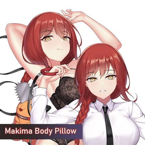 Makima Body Pillow Cover Dakimakura Original Artist Fan Etsy Uk