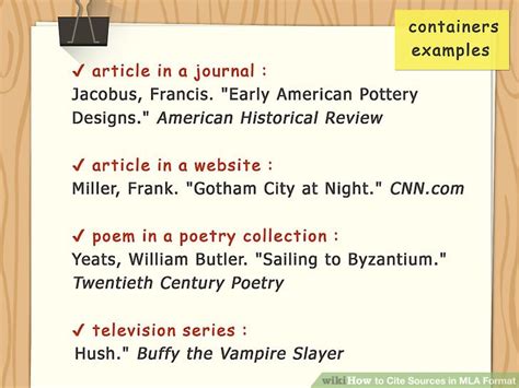 We did not find results for: How to Cite Sources in MLA Format (with Pictures) - wikiHow