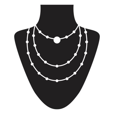 Multi Layer Pearl Necklace Icon Transparent Png And Svg Vector File