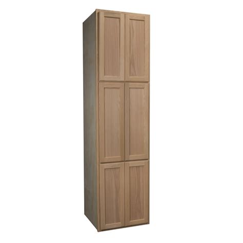 Unfinished Oak 24 X 96 Pantry Cabinet Home Outlet