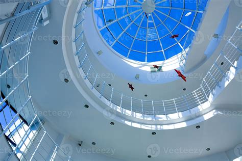Abstract Blue Geometric Ceiling 787278 Stock Photo At Vecteezy