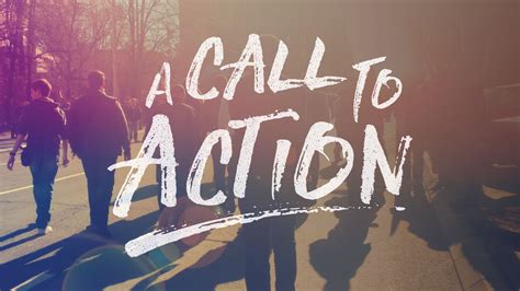 A Call To Action Church Sermon Series Ideas