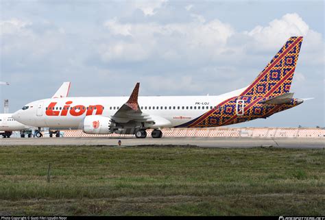 Pk Lqj Lion Air Boeing 737 8 Max Photo By Gm Fikri Izzudin Noor Id