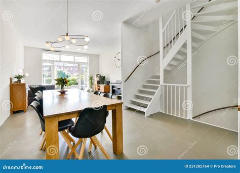 Spacious Dining Room Stock Photo Image Of Chair Estate 231282764