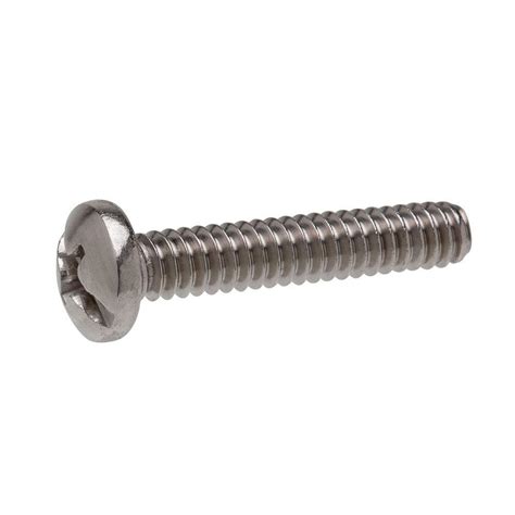 Everbilt M5 X 12 Mm Zinc Plated Steel Phillips Pan Head Machine Screw