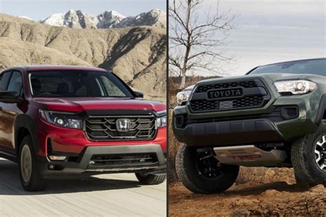 2024 Honda Ridgeline Vs Toyota Tacoma