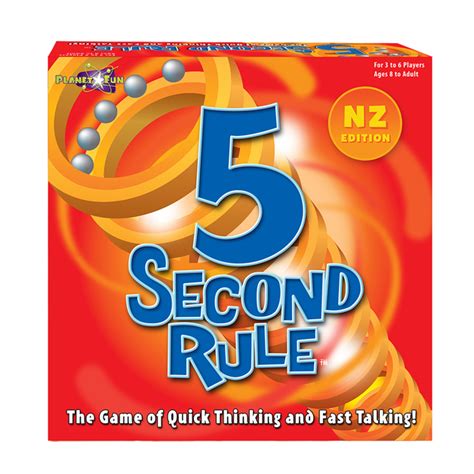 5 Second Rule Nz Edition Board Game At Mighty Ape Nz