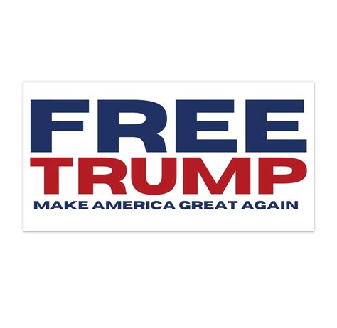 Exclusive Free Trump Make America Great Again Bumper Sticker