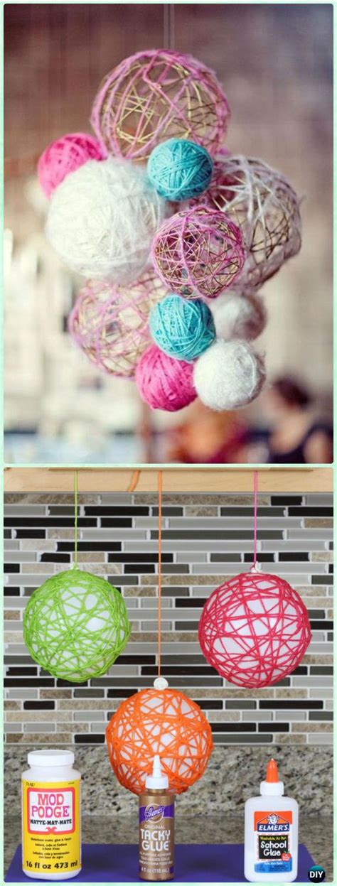 Diy Yarn Crafts Ideas Projects No Crochet