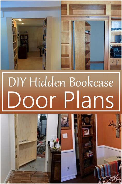 7 Diy Hidden Bookcase Door Plans Diy Crafts