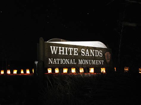Sign Lighting White Sands National Monument Sign Lighting National