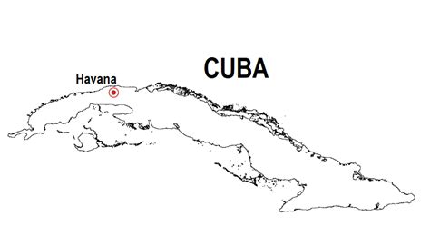 Mapa De Cuba Para Colorear Imprimir E Dibujar Dibujos Colorear Com PDMREA