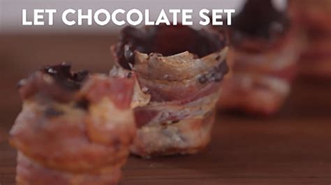 Bacon Shot Glasses Dipped In Chocolate Full Recipe