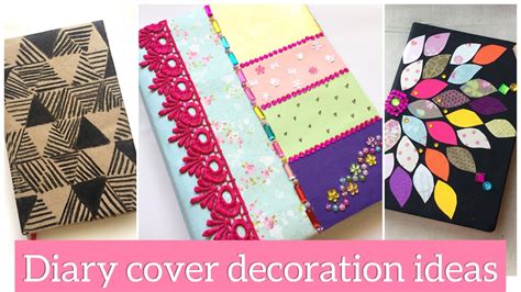 How To Decorate Personal Diarynotebook Diy Diary Decoration Ideas
