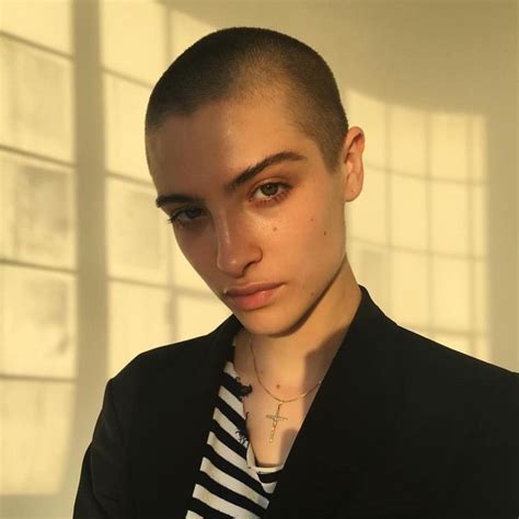 lera abova bald women hair styles shaved head