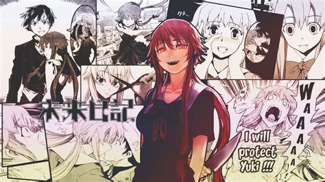 Wallpaper Mirai Nikki Anime Girls Gasai Yuno Manga 1920x1080 Tomaszsowa12 1161868 Hd