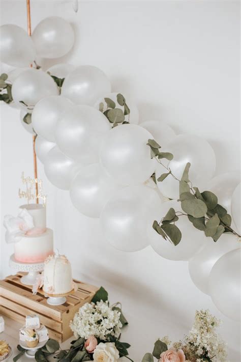All images by photography by vicki. How to Make a Simple Balloon Garland Backdrop | Diy party ...