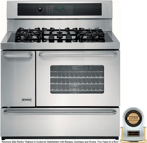 Kenmore Elite 40 Dual Fuel Range Accurate Easy Cooking At Sears
