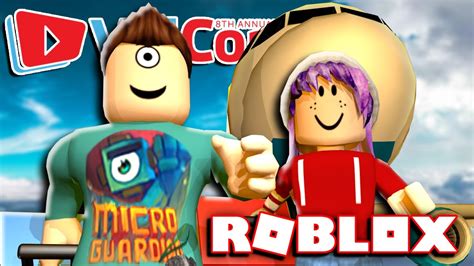 Going To Vidcon In Roblox W Radiojh Games Youtube