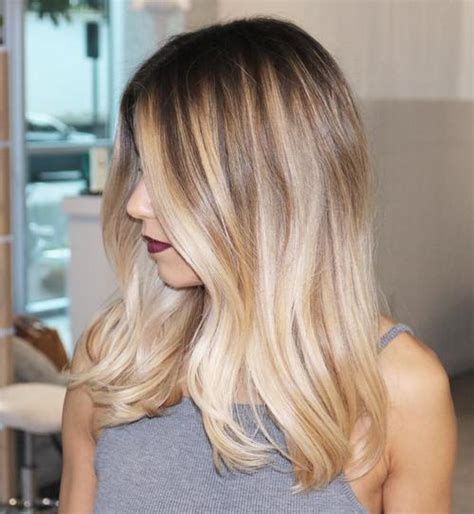 This nutty balayage on dark hair isn't only a great colour choice for all ages, but it also works a treat to complement and enhance your natural brown hue. 40 Beautiful Blonde Balayage Looks