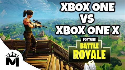 Xbox One Vs Xbox One X Fortnite Battle Royale Youtube