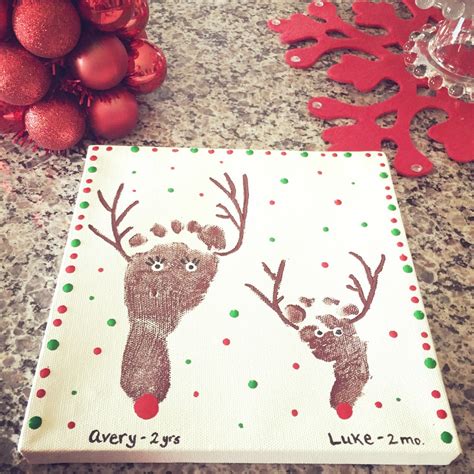 10 Christmas Footprint Art Ideas Leah With Love