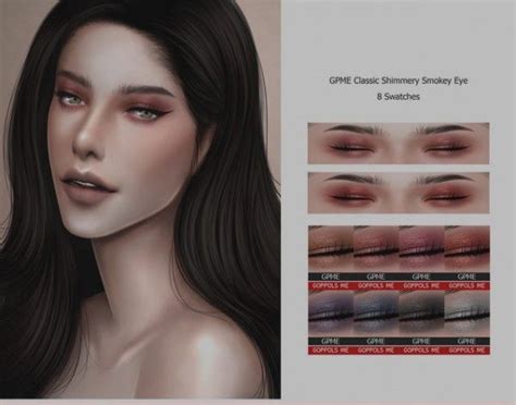 Goppols Me Classic Shimmery Smokey Eye • Sims 4 Downloads The Sims