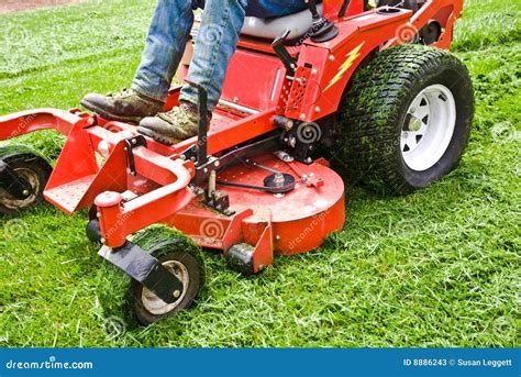 Lawn Care Riding Mower Grass Stock Image Image Of Growth Backyard 8886243