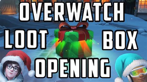 Overwatch Big Winter Loot Box Opening Youtube