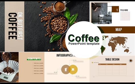 Coffee Powerpoint Template 102347 Templatemonster