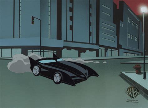 The New Batman Adventures Original Production Cel Batmobile Choice