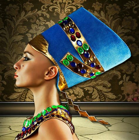 Nefertiti Digital Art By Karen Showell