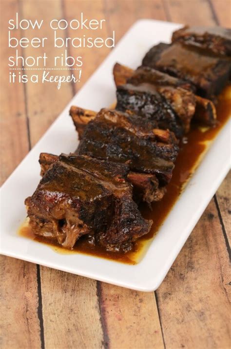 The result in a short time was exceptional indeed. Slow Cooker Beer Braised Short Ribs | It Is a Keeper