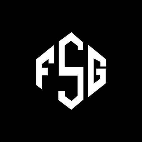 Diseño De Logotipo De Letra Fsg Con Forma De Polígono Fsg Polígono Y