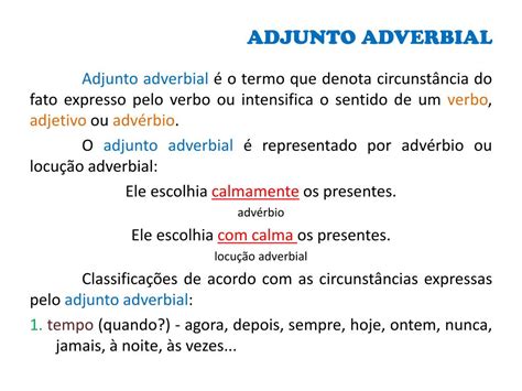 Exercicios De Adjuntos Adverbiais EDUBRAINAZ