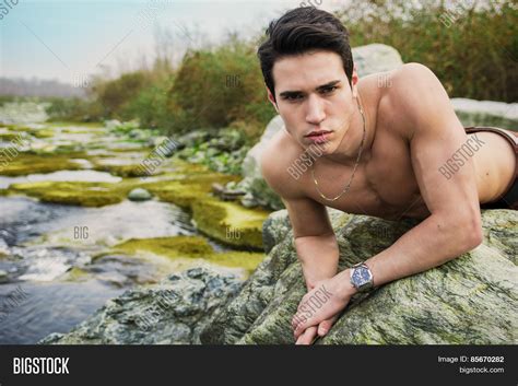 Handsome Fit Shirtless Young Man Image And Photo Bigstock