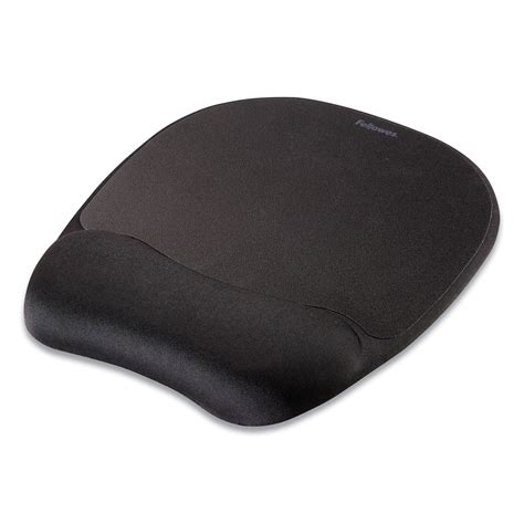 Fellowes Memory Foam Mouse Pad With Wrist Rest 793 X 925 Black