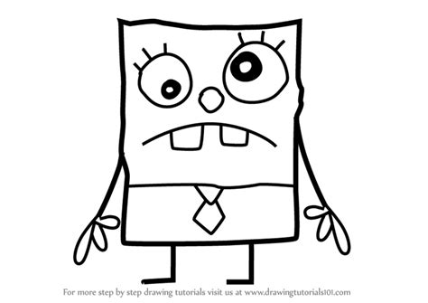 How To Draw Spongebob Squarepants Step By Step