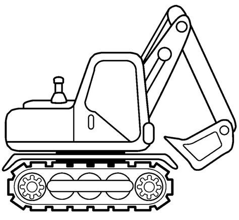 Ausmalbilder Bagger Baustelle Coloring Pages For Boys Coloring Pages