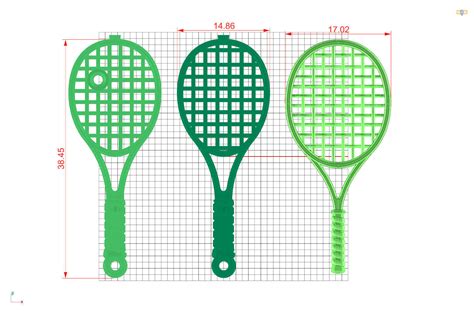 Racket Tennis 3d Model 3d Printable Cgtrader