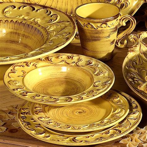 Baroque Honey Intrada Italy Italian Dinnerware Tuscan Decorating