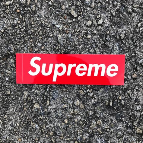 Supreme Supreme Box Logo Sticker Lot Of 10 Brick Red New Grailed