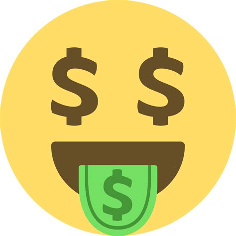 Money Face Emoji Png Png Smooth Edges