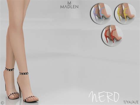 Madlen Nero Shoes Mesh Modifying Not Allowed Recolouring Allowed