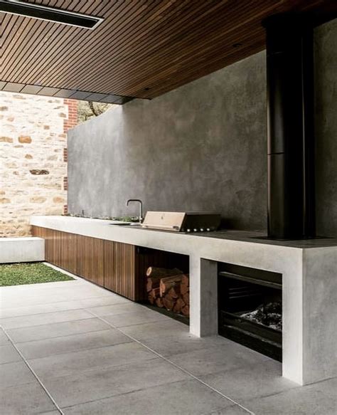 Pin by fitoascencio on Outdoor living | Concrete outdoor kitchen, Outdoor barbeque, Outdoor bbq ...
