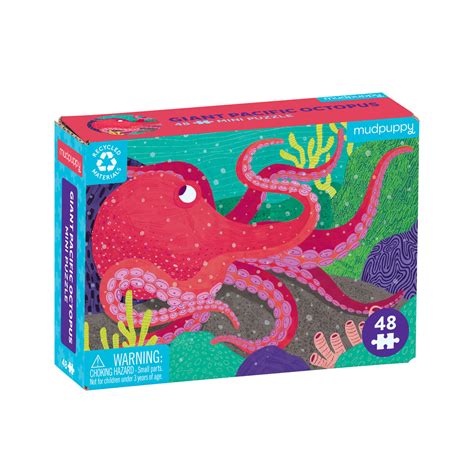 Mudpuppy 48 Pc Mini Puzzle Ocean Octopus Bobangles