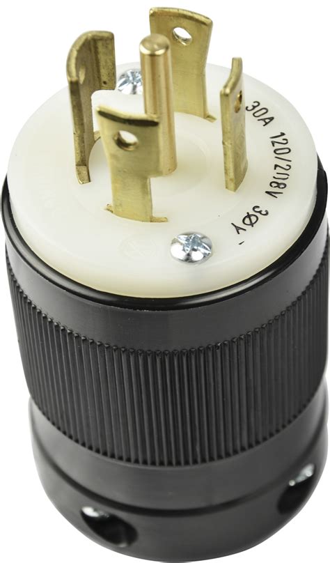 30a 120208v 4p5w L21 30p Standard Nema Locking Plug