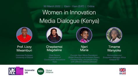 Kenya Women In Innovation Media Dialogue Webinar