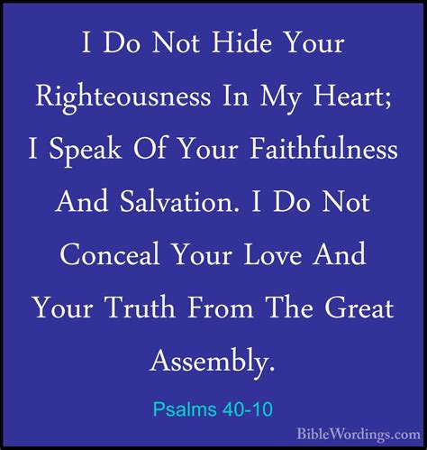 Psalms 40 Holy Bible English BibleWordings Com